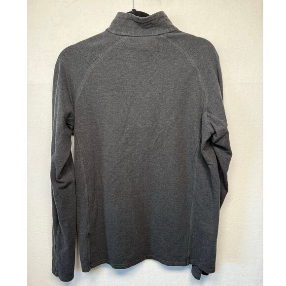 Free Fly 1/4 Zip Gray Bamboo Pullover, Men's Size Medium - Picture 2 of 6